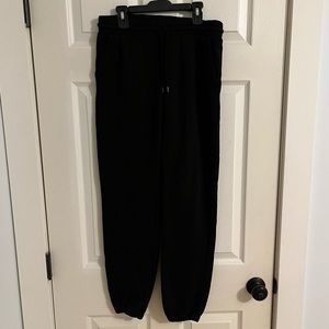 H&M black sweatpants joggers XS